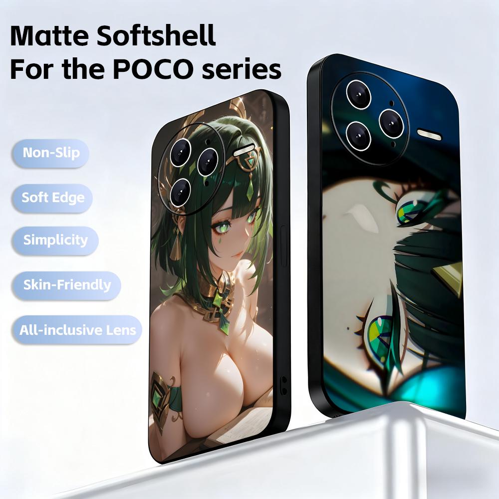 Xiaomi Poco X6 - Genshin impacto nefer caso de telefone
