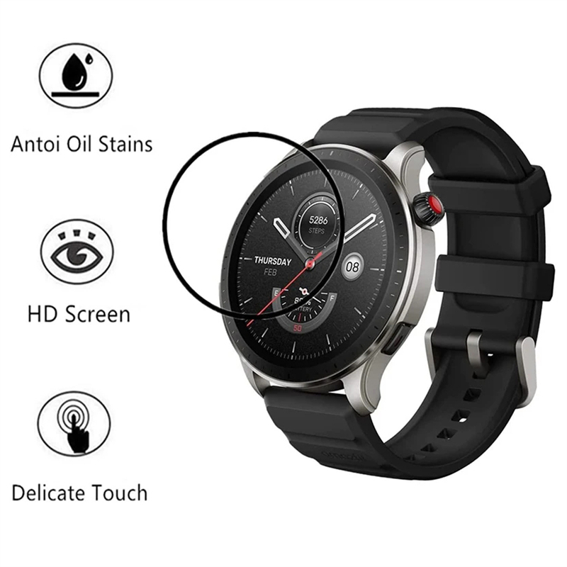 HD Curvo Anti-Scratch Filme pa - Smartwatch Screen Film avaliação e preço
